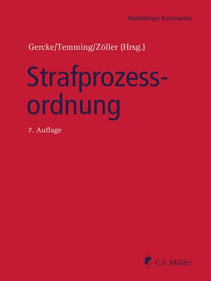 cover image of Strafprozessordnung